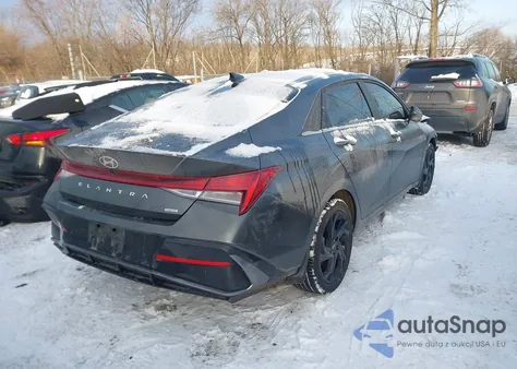 2024 Hyundai Elantra Hybrid Limited z USA, uszkodzony, nr VIN KMHLN4DJ6RU115504